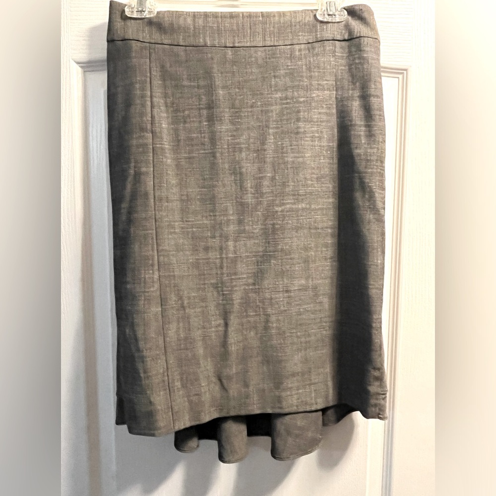 Express grey high waisted pencil skirt